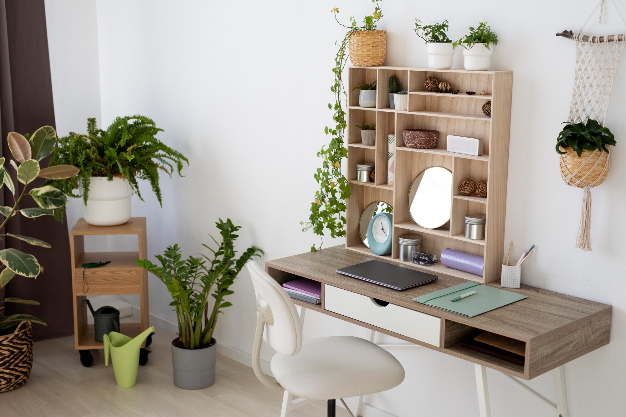 Espacio de trabajo ordenado y tranquilo